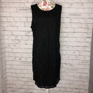 Miss Pinky Black Lace Dress D14